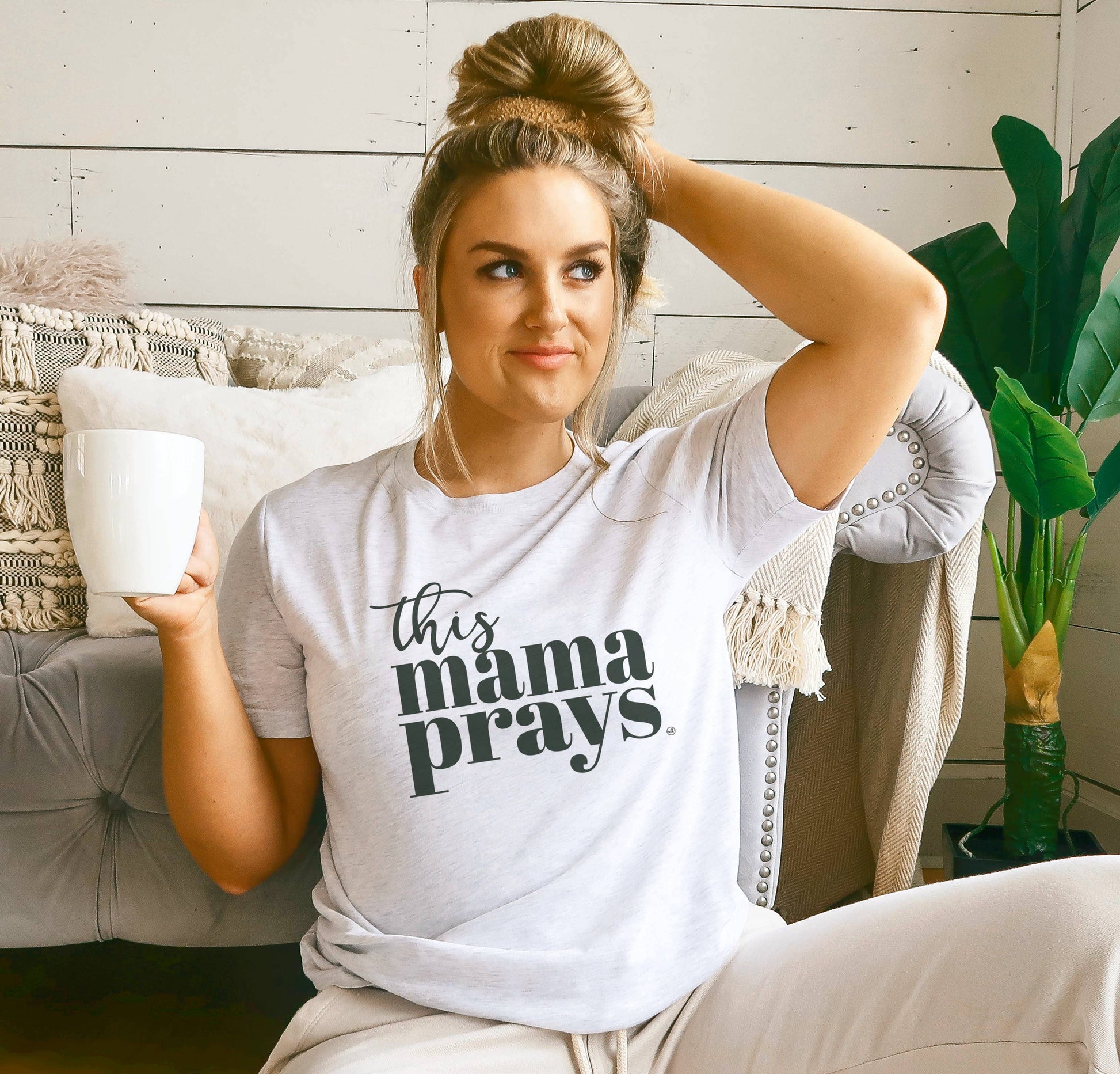 This mama prays, pray, Christian shirt, boutique, faith, Christian store 